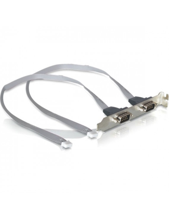 Delock 41791 belső 2x2mm COM port/külső 2xsoros DB9 PCI port