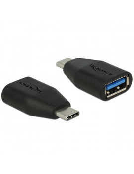 Delock 65519 Super High Speed USB 10 Gbps (USB 3.1 Gen 2) USB C típus > USB 3.1 A adapter