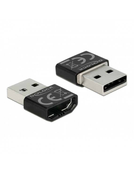 Delock 65680 HDMI-A anya > USB-A apa fekete adapter