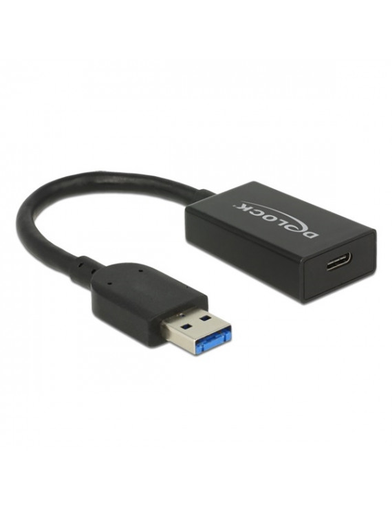 Delock 65698 USB 3.1 Gen 2 A-típusú csatlakozódugó > USB Type-C típusú csatlakozóhüvely aktív átalakító