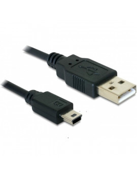 Delock 82396 0,7 méter USB 2.0-A > USB mini-B 5 pin apa/apa kábel