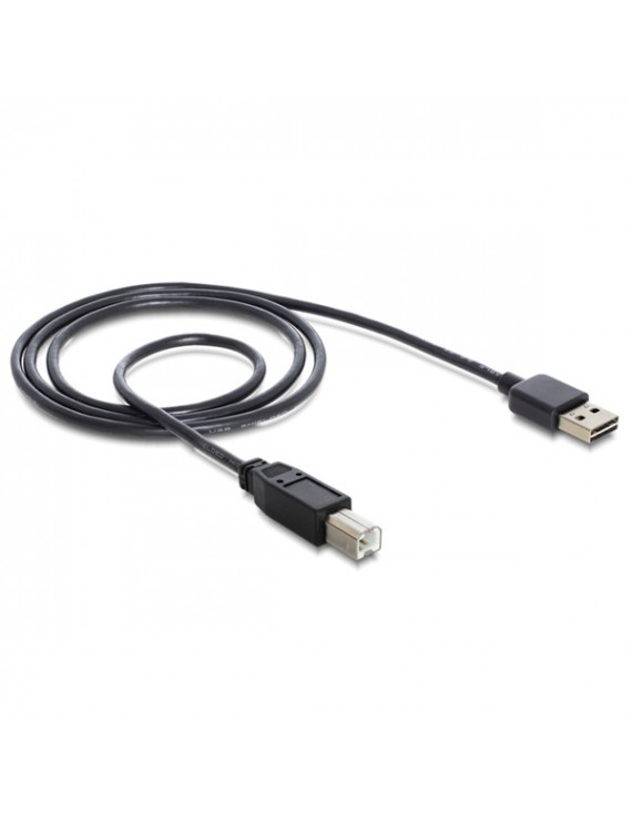 Delock 83358 EASY-USB 2.0-A apa > USB-B apa 1m kábel