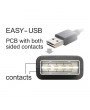 Delock 83359 EASY-USB 2.0-A apa > USB-B apa 2m kábel