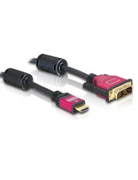 Delock 84342 HDMI-A – DVI-D 1.8m apa/apa átalakító kábel