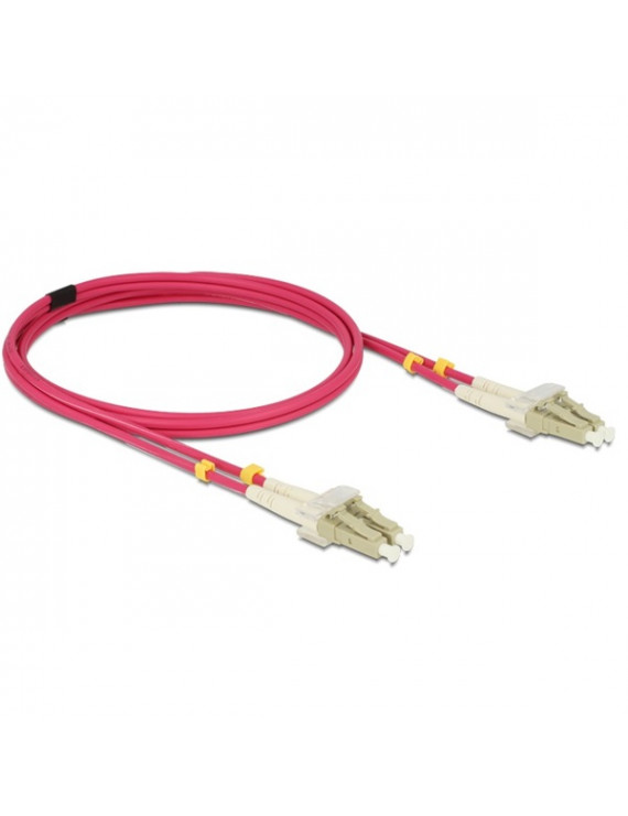 Delock 84642 OM4 LC/LC csatlakozás 3m optikai szálas kábel