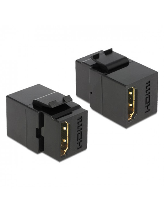 Delock 86366 HDMI anya > HDMI anya fekete Keystone modul
