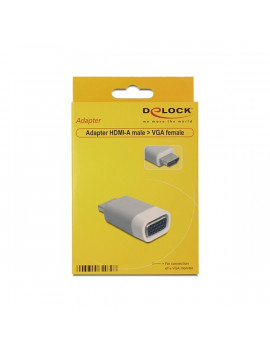 Delock 65472 HDMI-A apa > VGA anya adapter