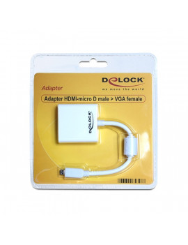 Delock 65347 HDMI-micro D apa > VGA anya adapter