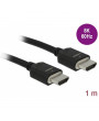 Delock Nagy sebességű 48Gbps 8K 60Hz 1m HDMI kábel