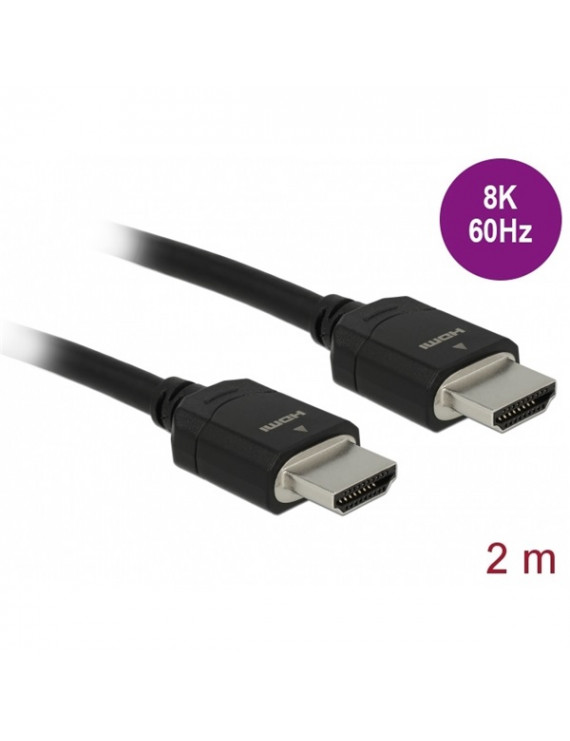 Delock Nagy sebességű 48Gbps 8K 60Hz 2m HDMI kábel
