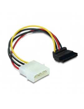 Delock SATA HDD (derékszögű) – 4 tűs apa (Molex) hálózati kábel