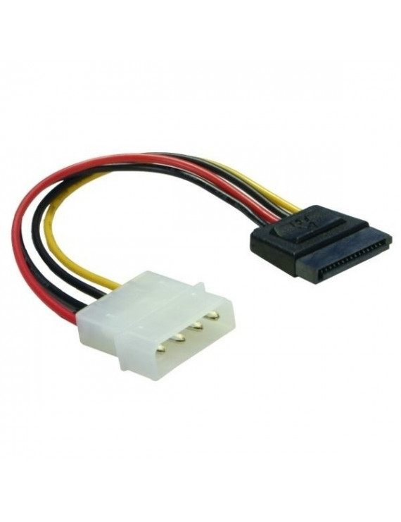 Delock  4 tűs apa (Molex) to SATA HDD (egyenes) hálózati kábel