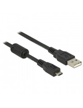 Delock USB2.0–A apa -  Micro-B USB  apa kábel, 1m