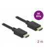 Delock Ultra nagy sebességű 48Gbps 8K 60Hz 2m HDMI kábel