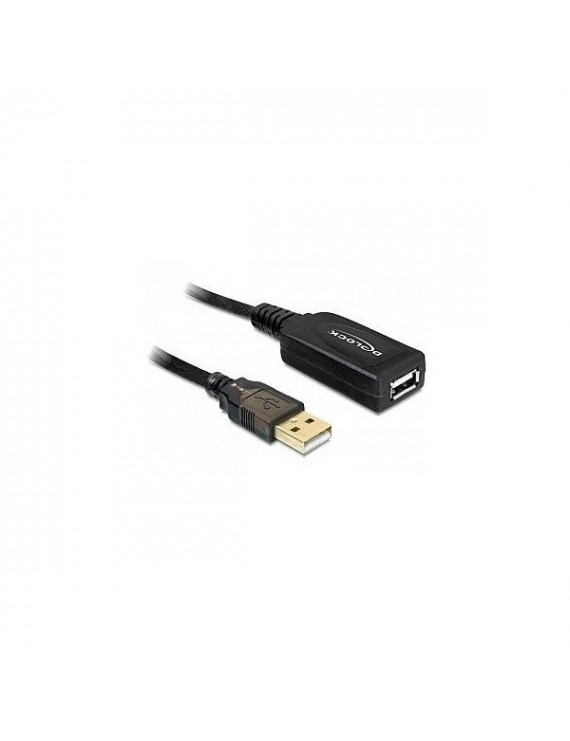 Delock 82308 aktív USB 2.0 hosszabbító, 5 m.