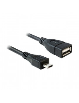 Delock 50 cm USB micro-B apa - USB 2.0-A anya OTG kábel