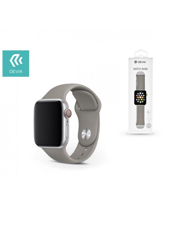 Devia ST324819 Devia 40mm iWatch szürke óraszíj