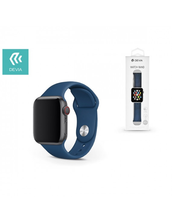 Devia ST324826 Devia 40mm iWatch kék óraszíj