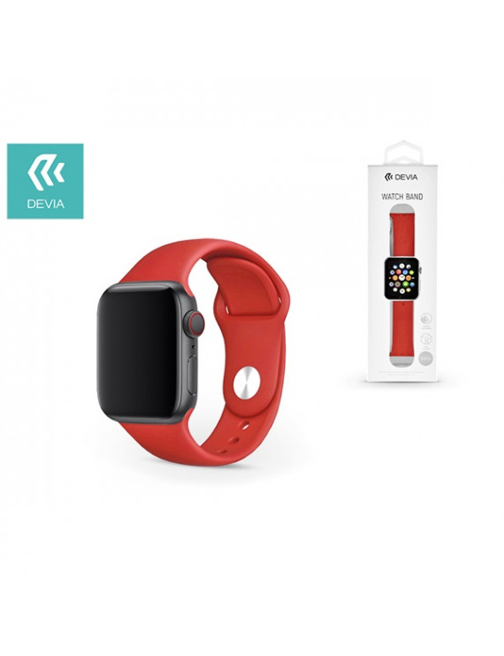 Devia ST324888 Devia 40mm iWatch piros óraszíj