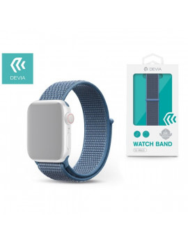 Devia ST326295 Apple Watch kék sport óraszíj