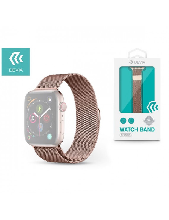 Devia ST326400 Apple Watch rózsaarany fém óraszíj