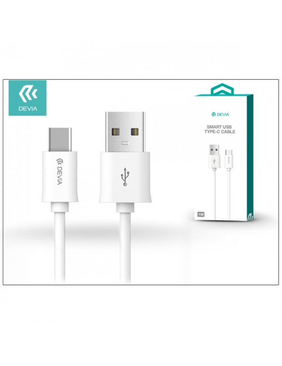 Devia ST993405 Smart 1m USB Type-C v2.0 fehér adatkábel