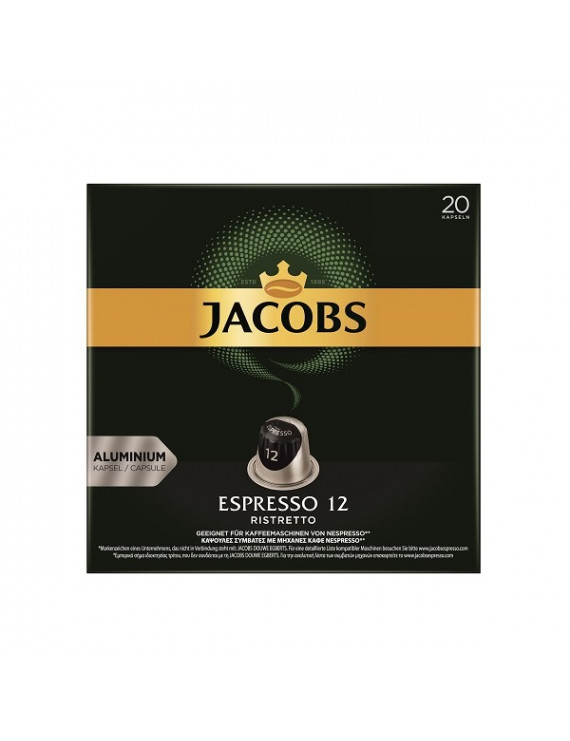 Douwe Egberts Jacobs Espresso Ristretto Nespresso kompatibilis 20 db kávékapszula