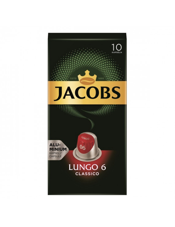 Douwe Egberts Jacobs Lungo Classico Nespresso kompatibilis 10 db kávékapszula