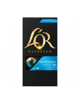 Douwe Egberts L`OR Decaffeinato Nespresso kompatibilis 10 db kávékapszula