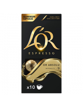 Douwe Egberts L`OR Sublimes Or Absolu Nespresso kompatibilis 10 db kávékapszula
