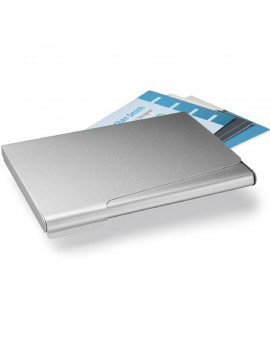 Durable 20 kártyához ezüst névjegykártyatartó