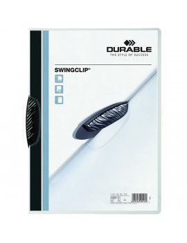 Durable Swingclip A4 30lapos fekete clip-mappa