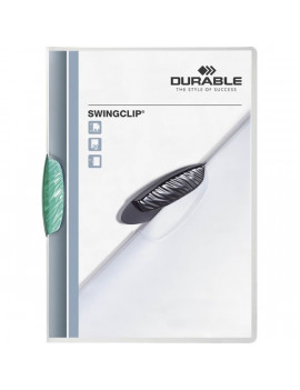 Durable Swingclip A4 30lapos sötét zöld clip-mappa