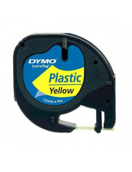 Dymo LT 4m műanyag sárga feliratozógép szalag