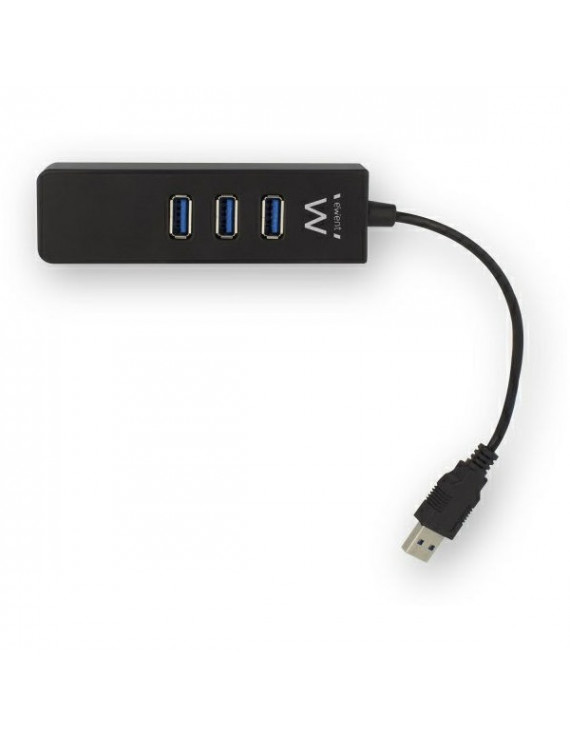 EWENT by Eminent EW1140 USB 3.1 portos USB3.0 HUB Gigabit ethernet porttal