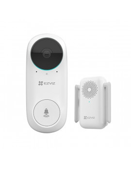 EZVIZ DB2C 1080P kültéri, 2MP, 2mm, H.265 wifis kamerás ajtócsengő szett