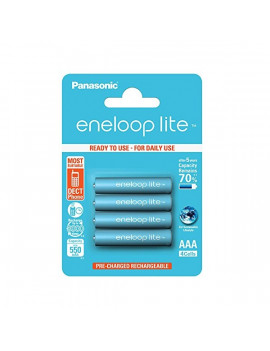 Panasonic Eneloop Lite AAA 550mAh mikro ceruza akkumulátor 4db/bliszter