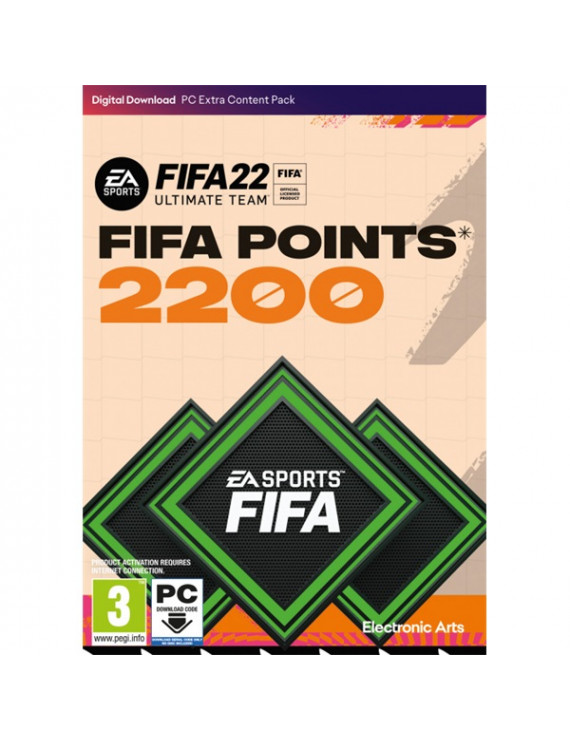 FIFA 22 2200 FUT POINTS PC játék kredit