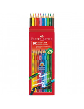Faber-Castell Grip 2001 színes radíros 10db-os vegyes színű színes ceruza