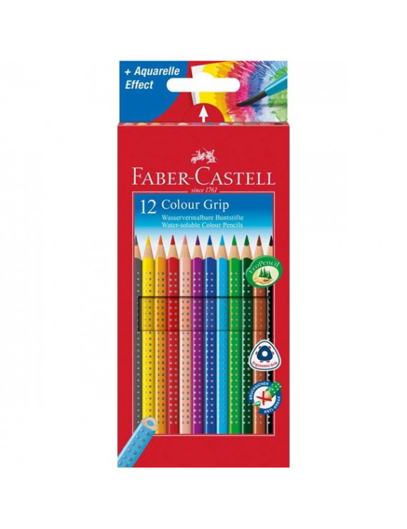 Faber-Castell Grip 2001 12db-os vegyes színű színes ceruza