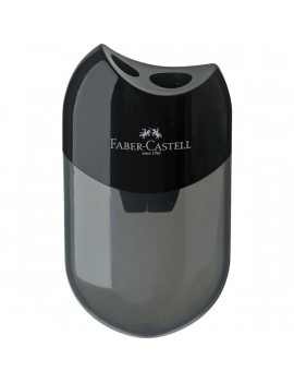 Faber-Castell 183500 műanyag dupla tartályos fekete hegyező