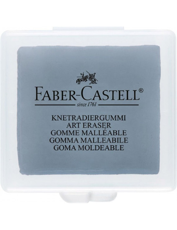 Faber-Castell műanyag dobozos szürke gyurmaradír