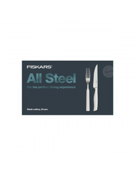 Fiskars All Steel Steak 24 db-os evőeszköz készlet