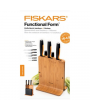 Fiskars Functional Form bambusz 5 késes késblokk