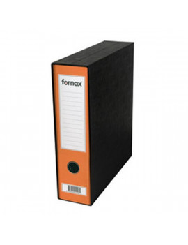 Fornax Prestige A4 tokos 8cm narancssárga iratrendező