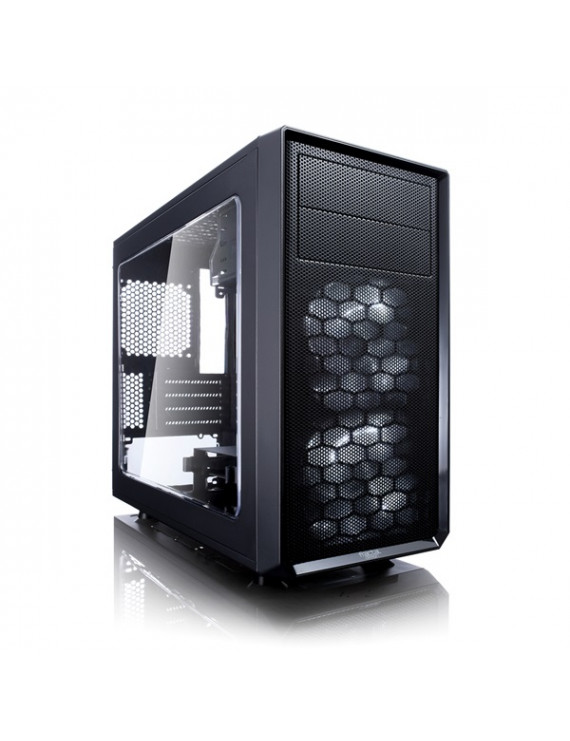 Fractal Design Focus Mini G Black ablakos (Táp nélküli) mATX ház