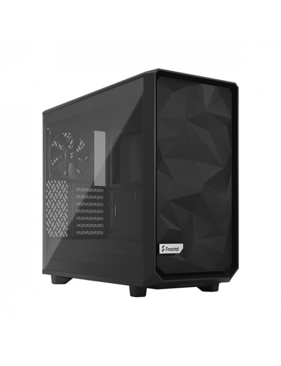 Fractal Design Meshify 2 Lite Fekete világos ablakos (Táp nélküli) E-ATX ház