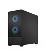 Fractal Design Pop Air RGB Fekete világos ablakos (Táp nélküli) ATX ház