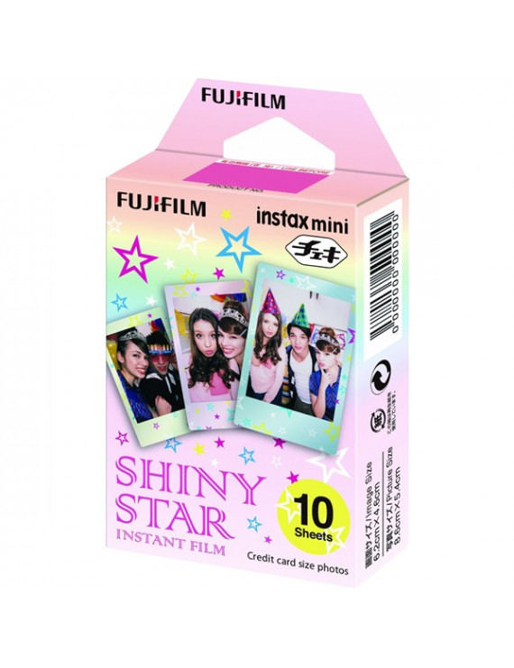 Fujifilm Instax Mini fényes Shiny Star 10 db képre film