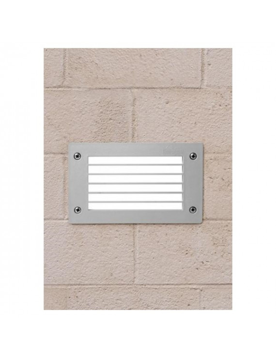 Fumagalli LETI 200 GL LED 3W GX53 fehér kültéri beépíthető falilámpa